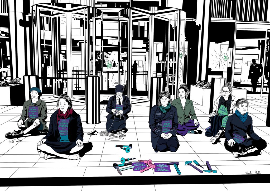 Today 7 of my friends were found guilty of acting to save the planet. They used exactly the same tactics as the Suffragettes, and now face prison. You might be demonising climate activists now, but you’ll be thanking us in the future. You’ll be wishing you acted with us.