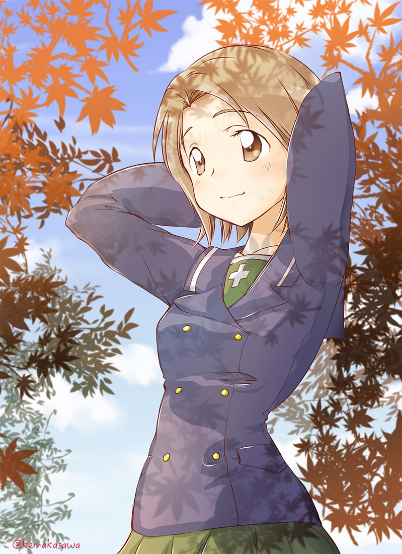澤梓 「めでたいので澤ちゃん6 」|なかさわけい㌠のイラスト