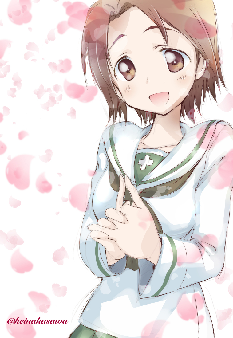 澤梓 「めでたいので澤ちゃん6 」|なかさわけい㌠のイラスト