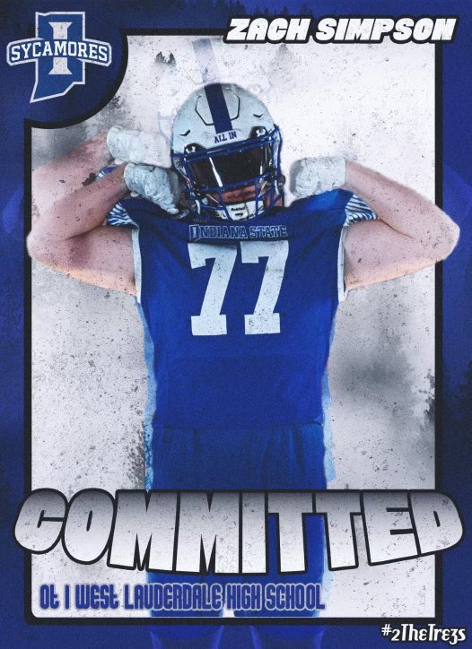 Proud to announce I will be furthering my athletic career at Indiana State University!!! @CoachTylerFunk @CmalryMallory @SycFBRecruiting @CoachYoungISU @WLKnights