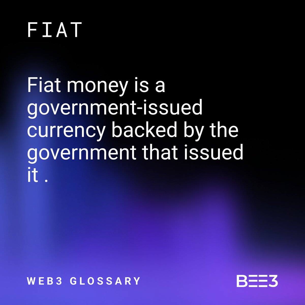 Bee3io's tweet photo. #wordoftheweek

Did you know that FIAT in Web3 is not an Italian car brand? Mind-blowing right?

#brand #money #currency #crypto #web3 #web3community #web3glossary #glossary #bee3 #developers https://t.co/WCzQDtGtLI