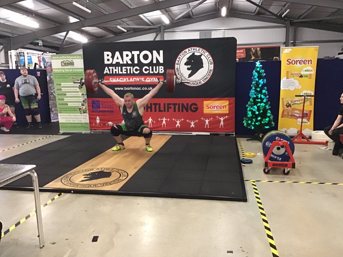 shackladys's tweet image. Fund raising on Sunday 4.12.22 for Salford for Good,Barton Athletic Club Christmas Lift, British weightlifting 109Kg Champion Andy Griffiths who completed in 2022 Commonwealth Games ,Fantastic Day 60 lifters over 7hr. @SalfordCVS @GMYouthFed