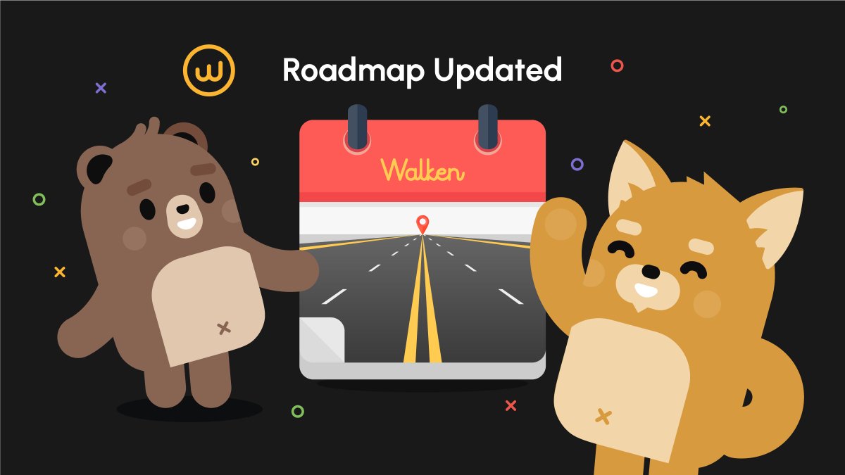🎯 🎉 WALKEN ROADMAP UPDATED What are we up to 🚀 in the nearest future? 🎄 Christmas theme 📝 Daily tasks & quests 👟 New race modes 🏆 Tournaments and more! 🔝 Feel free to study the updated version of the Roadmap on the website: walken.io #walken_io