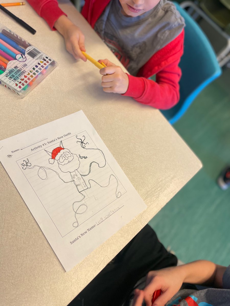MalloryPeddle's tweet photo. Some wonderful collaboration happening today with our buddies as we create alternate suits for our Santas!🎅🏼 @sjboscoschool @NLESDCA https://t.co/hDS2omQcci