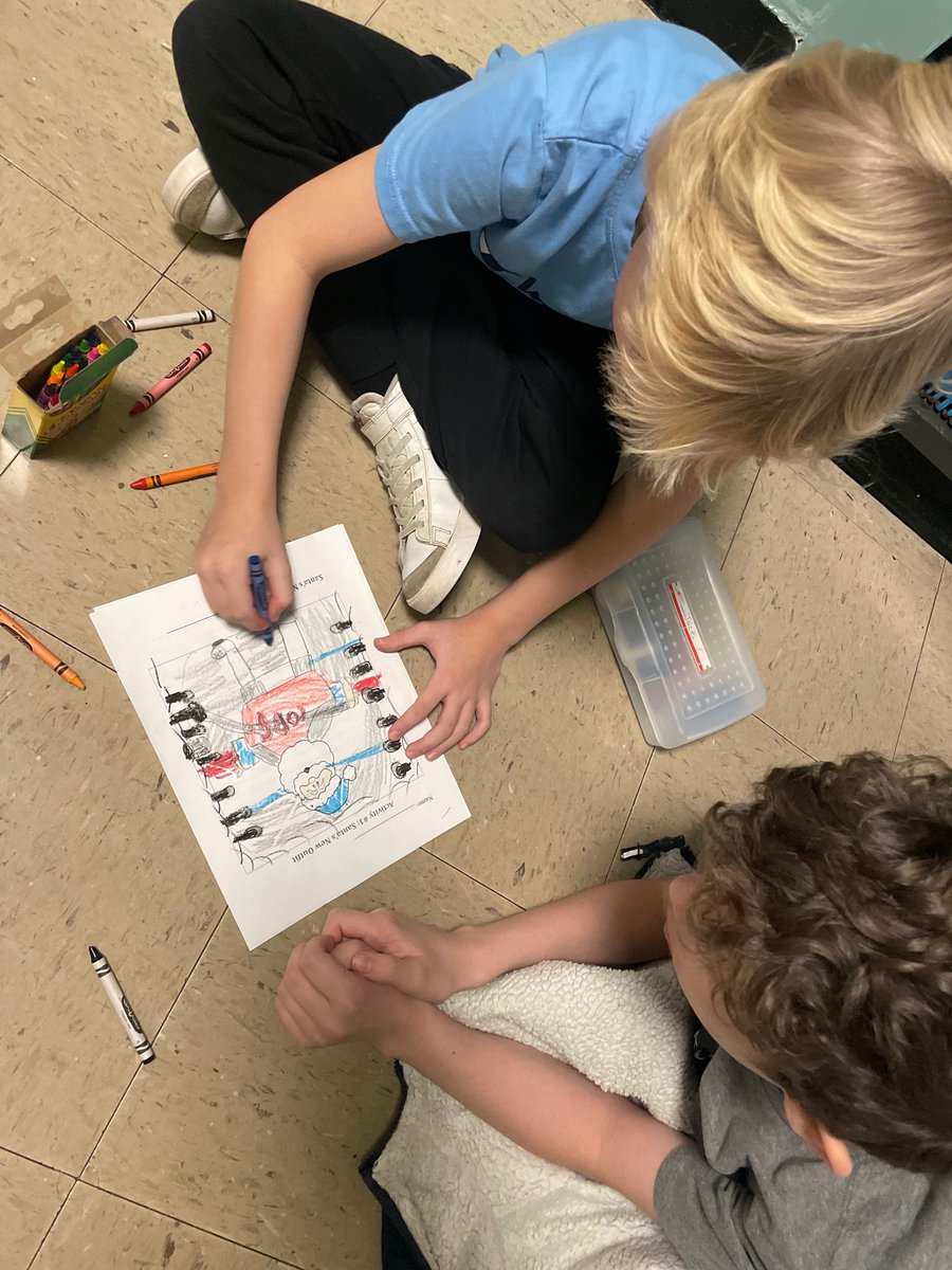 MalloryPeddle's tweet photo. Some wonderful collaboration happening today with our buddies as we create alternate suits for our Santas!🎅🏼 @sjboscoschool @NLESDCA https://t.co/hDS2omQcci