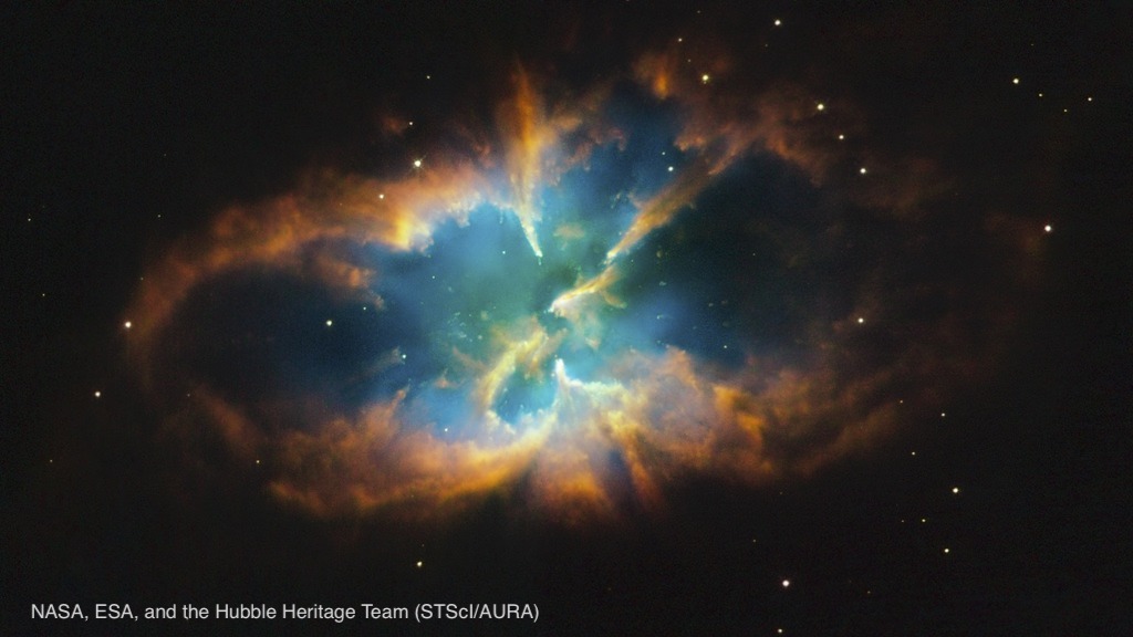 NASAUniverse's tweet photo. The nitrogen in your DNA was once inside a small star. 🧬 That star shed its outer layers at the end of its life, forming a planetary nebula and freeing its nitrogen to become part of our solar system. #MondayMotivation https://t.co/E39zU9Nn3g
