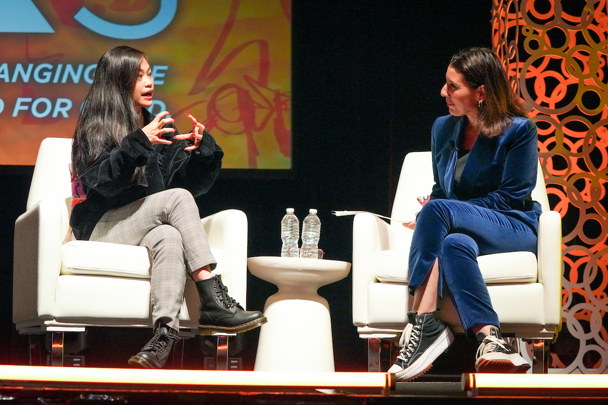 The amazing rapper &amp; producer <a href="/rubyibarra/">RUBY IBARRA</a> kicked off our Women's Leadership Forum with an incredible performance. Followed by an interview hosted by Peabody Award-winning Journalist at <a href="/nytimes/">The New York Times</a>, @lourdesgnavarro. Check out the full segment at: ow.ly/zczE50LVfyp