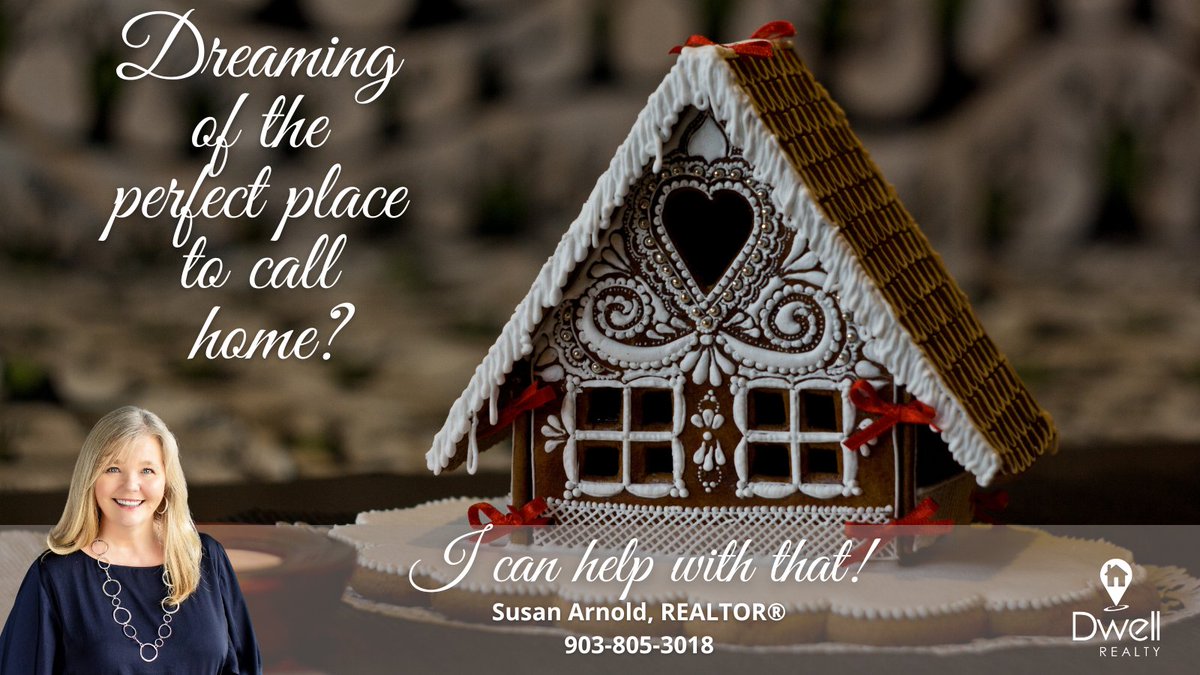 Dreaming of the perfect place to call home?  I'd be happy to help you find it!

#homefortheholidays #Anewhomefortheholidays #holidayhome
#tylertexasrealestate #homesforsaletylertexas #tylerrealtor #easttexasrealtor #sellersagent #buyersagent  #listwithsusan #buywithsusan