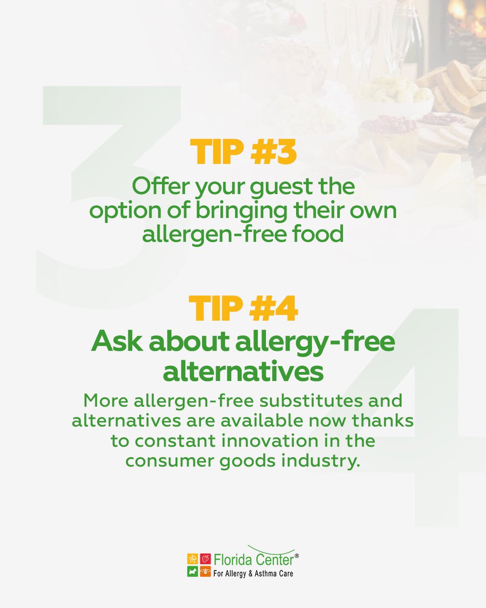 Sharing some tips to help you celebrate this holiday season Allergy & Asthma free. 🤧👨🏼‍⚕️

#thefloridaallergygroup #FCAAC #allergy #asthma #christmas
#holidayseason #holidays #allergies