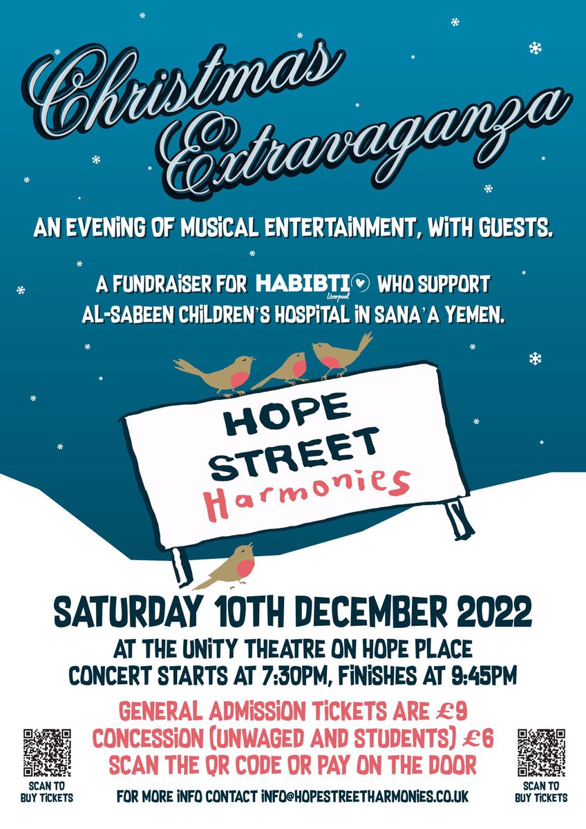 Get booking THIS Sat our Xmas gig is BACK! It’s going to be a great night! 🎅 🎄 ⭐️ songs from us + special guests <a href="/eviemoranmusic/">evie moran</a> @jenvaudreymusic @NanaFunkLiv1 
All for the amazing charity Habiti 

eventbrite.com/e/hope-street-…