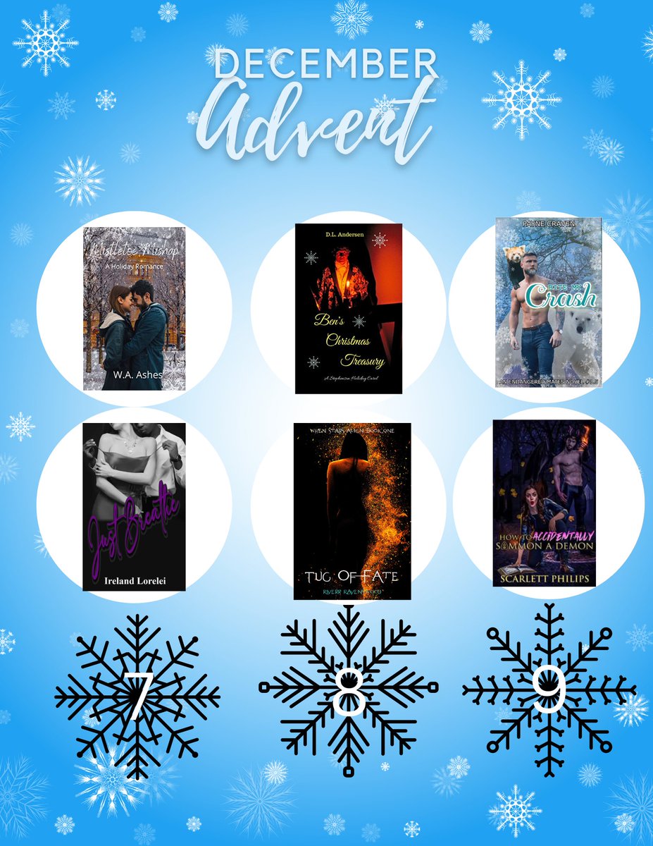 BOOK ADVENT 2022, DAY 6:
Welcome to our 2022 book advent. 31 authors have teamed up to provide you with a free ebook advent calendar. Check-in with us each day for a new free book.

Today’s free book is How to Accidently Summon a Demon by Scarlett Philips.