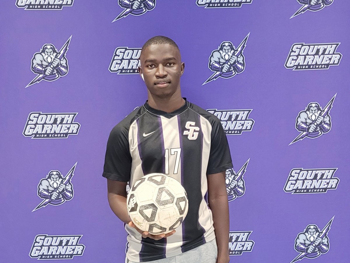 Congratulations to Ensa Manneh for achieving all conference in the Greater Neuse River 4A conference. Ensa finished with 11 goals and 2 assists for 24 total points. A great player with a nose for the goal and always willing to take the shot. Congrats!!