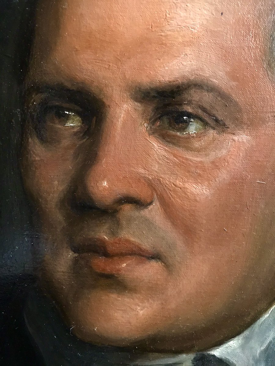 Detail from my painting “The Country Gentleman. #PictureOfTheDay #oilpainting #portraitpainting