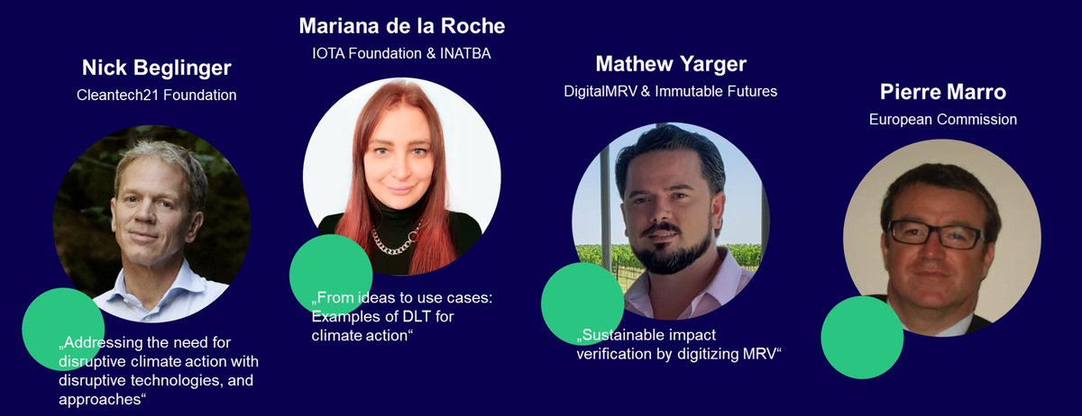 iota's tweet photo. [Event] Using #blockchain to reach the goals of the Paris Agreement.🌍

#IOTA's @marianadlrw and @Mat_Yarger will present #DLT use cases for climate action and sustainable impact verification by digitizing MRV at @giz_gmbh's Community of Practice event. https://t.co/uWQsLKi0ke