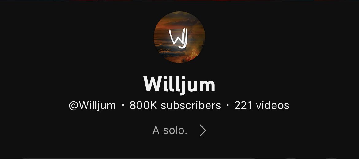 Willjum1's tweet image. Wow. Can’t believe the number just doesnt stop growing. you guys are insane. Much love ❤️