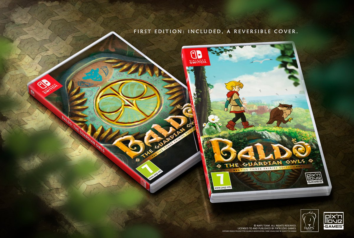🎅 ADVENT CALENDAR D5 🎅 Today, try to win a copy of Baldo: The Guardian Owls on Nintendo Switch! 🤜💥🤛 To enter: 🟡 RT 🔵 Follow @Pixnlove_games ➡️ Draw tomorrow! 🤞 #adventcalendar