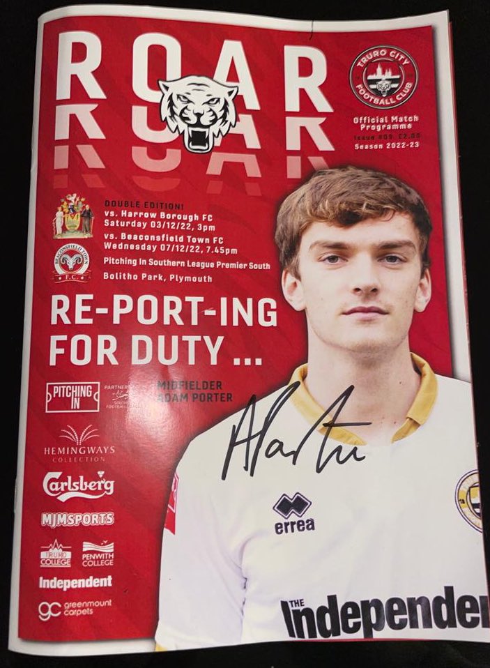 TCFC_Official's tweet image. 🚨 𝗚𝗜𝗩𝗘𝗔𝗪𝗔𝗬 🚨
To celebrate Saturday’s victory we are giving away a signed copy of 𝗥𝗢𝗔𝗥 to one lucky supporter.
To win simply…
1. RT this tweet
2. Like this tweet
3. Make sure you're following us
Winner announced before Wednesday’s game.
#WhiteTigers
