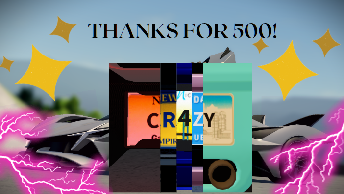 bloxy_crazy's tweet photo. THANKS FOR 500 FOLLOWERS!!!!
#drivingempire #roblox #cardealershiptycoon #robloxdev #bloxycrazy https://t.co/hlrBSI6MlD