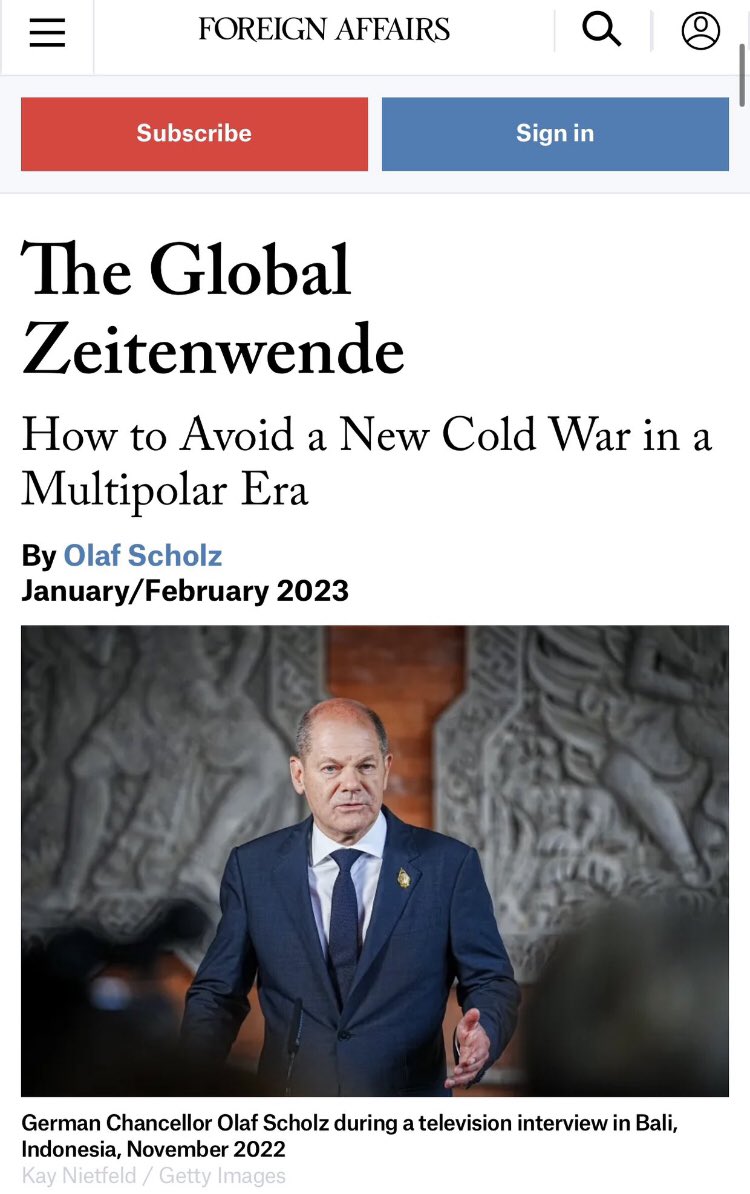 Visegrád 24 on Twitter "German Chancellor Olaf Scholz has written an