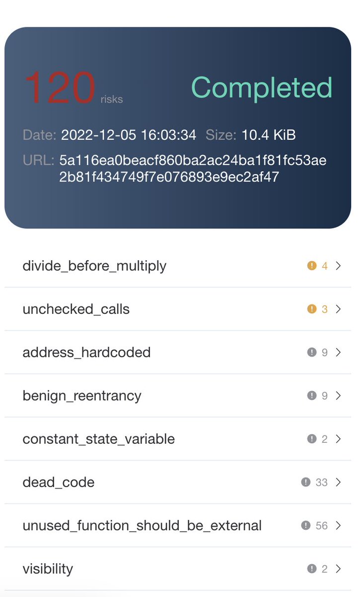 metasecurelabs's tweet photo. Just one click you can check your .Sol codes’ potential risk. With our powerful algorithm we save you from debugging and worrying about bugs that may have been uncovered.
Exclusive testing! DM if you wanna join!🥳🥳🥳🥳 https://t.co/pu6OSWWI2Y