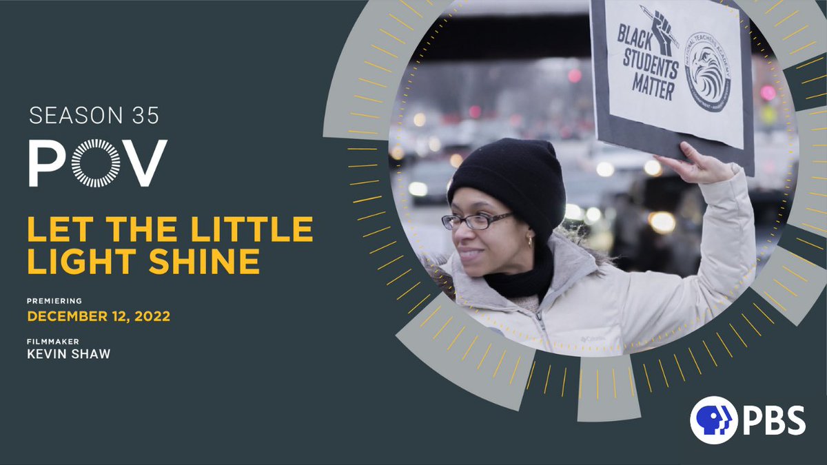 firelightmedia's tweet image. On Monday, December 12, #DocLabAlum @KevinShaw23 will have the broadcast premiere of his Doc Lab film @LightShineDoc on @POVdocs, about a top-ranked elementary school in Chicago threatened with closure by the forces of gentrification. Learn more: pbs.org/pov/films/lett… 🧵(2/3)