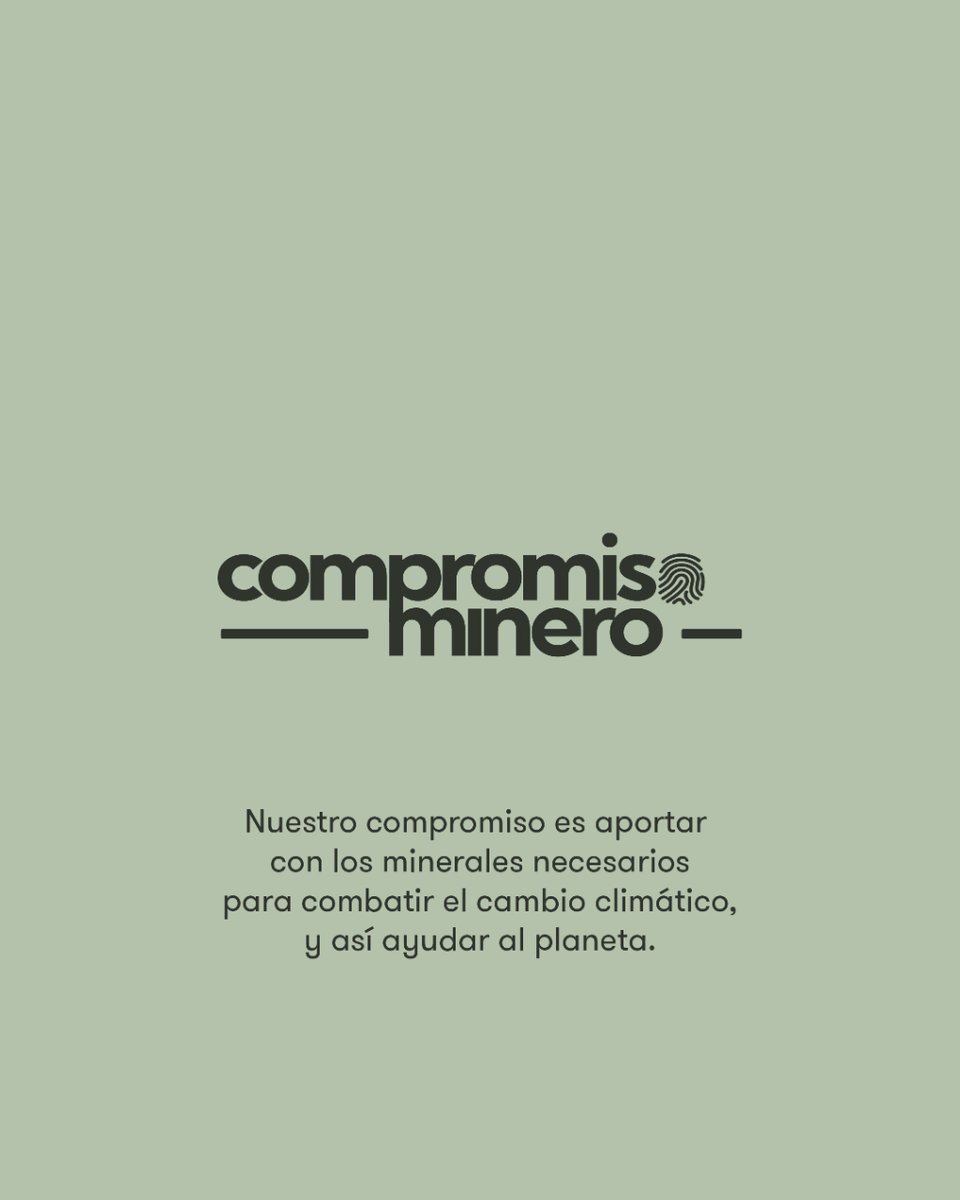 Sus propiedades hacen posible el funcionamiento de muchas tecnologías que contribuyen a la lucha contra el cambio climático, aportamos los minerales necesarios para hacer frente a este desafío🌎

Conoce más en: compromisominero.cl/mineria-y-camb…

#CompromisoMinero #UnMineralChileno