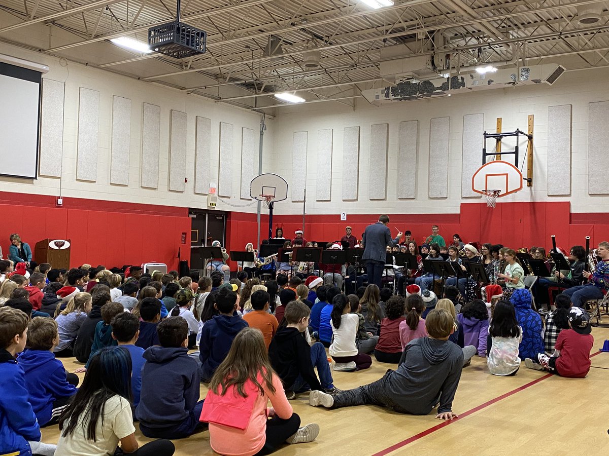 We loved having the Hersey concert band visit this morning to play some holiday tunes! 🎶 #iginspires <a href="/IndianGroveEdu/">Indian Grove School</a> <a href="/HerseyBand/">JHHS Band</a> #RTSD26lifeready