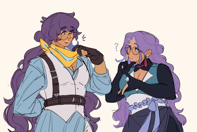 finally caught up w cr3 !!! lil outfit swap to celebrate :> 