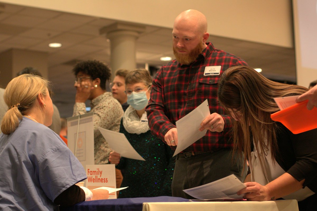 DelawareHealth's tweet photo. Last Friday, our staff took part in an interactive simulation highlighting the realties &amp; impact of #povertyinAmerica. Thanks to @ThinkTank_Inc for providing a deeper understanding for poverty &amp; help improve our practices to better engage low-income individuals #DPDHWinterEd2022 https://t.co/QKBIkQo1MM