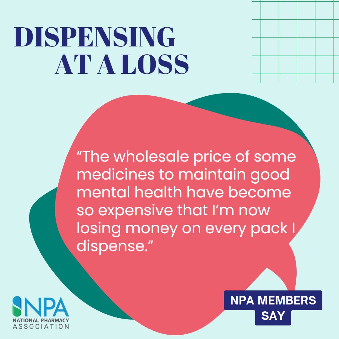 National Pharmacy Association (@npa1921) on Twitter photo We think it’s absurd & unfair that pharmacies are often paid less by the NHS for prescription medicines than the cost at which they can buy them. 81% of the public agrees! (NPA-commissioned survey September 2022) #dispensingataloss @PSNCNews <a href="/NHSEngland/">NHS England</a> We think it’s absurd & unfair that pharmacies are often paid less by the NHS for prescription medicines than the cost at which they can buy them. 81% of the public agrees! (NPA-commissioned survey September 2022) #dispensingataloss @PSNCNews <a href="/NHSEngland/">NHS England</a>