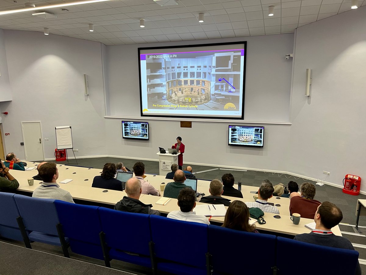 UKAEAofficial's tweet photo. 🙌 @UKAEAofficial were delighted to welcome visitors from @iterorg &amp; @TokamakEnergy for a seminar at @CulhamSC. Each party gave a presentation on areas specific to their organisation.

For more on fusion energy, visit https://t.co/hJQjefMZjh 

#FusionEnergy #FusionIsComing #ITER https://t.co/IjHNSYU71l