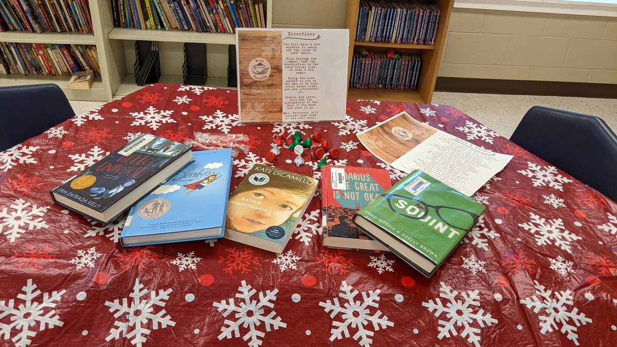 library_lms's tweet image. Hosted a wildly successful "book tasting" today! #Reading #books #booktasting