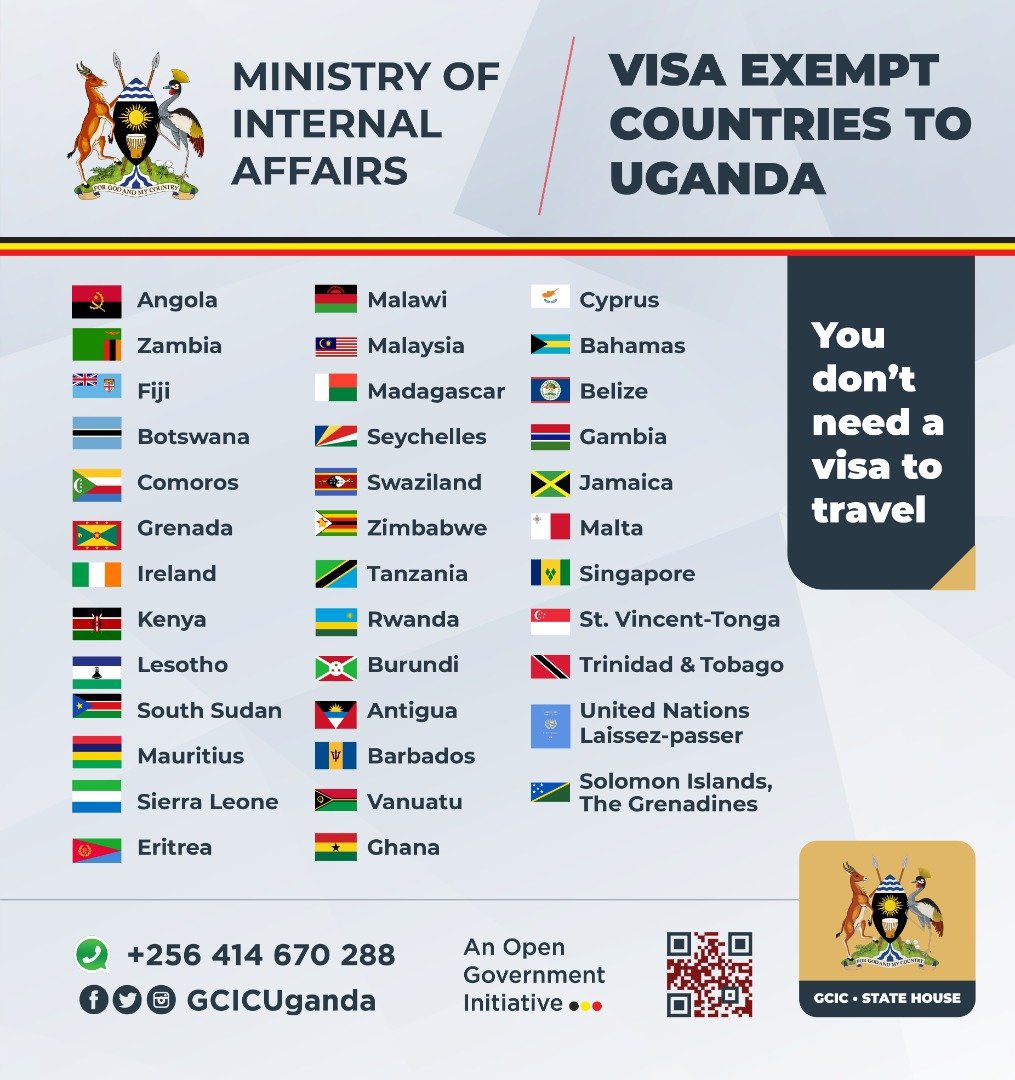 Application for a visa  Uganda High Commission