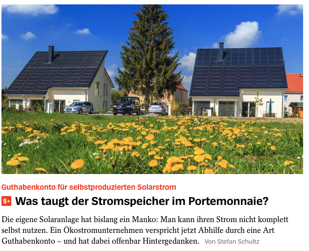 Ich weiß nicht, was für Porte­mon­naies die beim Spiegel haben, in meines zumindest passt kein Stromspeicher, der ein ganzes Haus versorgen kann.