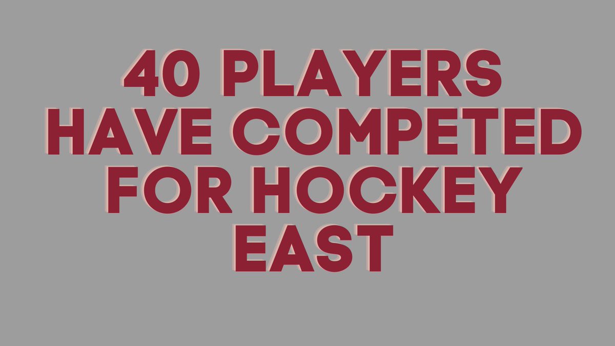 nwhlpa's tweet photo. 40 active players have competed for @hockey_east. Hockey East is an NCAA ice hockey conference that operates entirely in New England ⬇️ https://t.co/mKUeikv36y