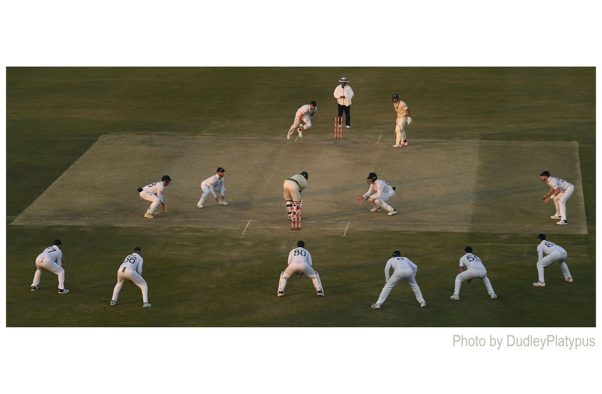 .... but then again this may be my favourite photo that I took today in Rawalpindi. Eleven England players in this pic of <a href="/jimmy9/">James Anderson</a> bowling late in the day to Mohammad Ali. 

#tailendersoftheworlduniteandtakeover