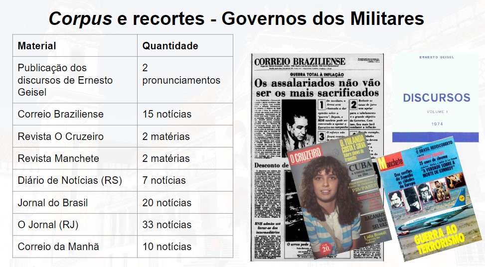 MonicaPasini's tweet photo. #corpus: notícias protagonizadas pelo governo federal sobre previdência social veiculadas em jornais, no período da ditadura militar. #ditaduramilitar #Brasil #analisedediscurso #MichelPecheux #EniOrlandi #Labjor #Labeurb #MDCC #Unicamp #Abralin #linguistweets 5/6 https://t.co/zLj3ai1tES