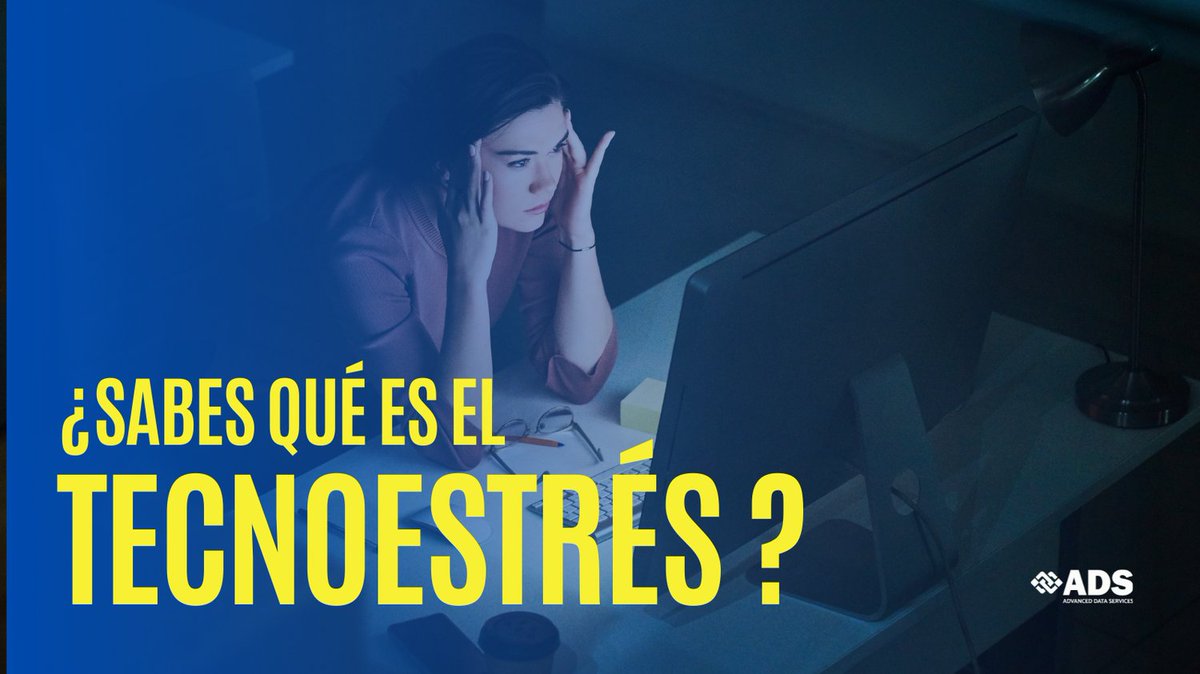 AdvDataServices's tweet photo. ¿SABES QUÉ ES EL TECNOESTRÉS?

Este trastorno se presenta en todas las personas que por su trabajo o actividades cotidianas están en contacto con el uso de las TIC, siendo la población joven la más afectada. más  info aqui 👇🏽

https://t.co/yyjOpIj1cd https://t.co/2LNXpixCVS