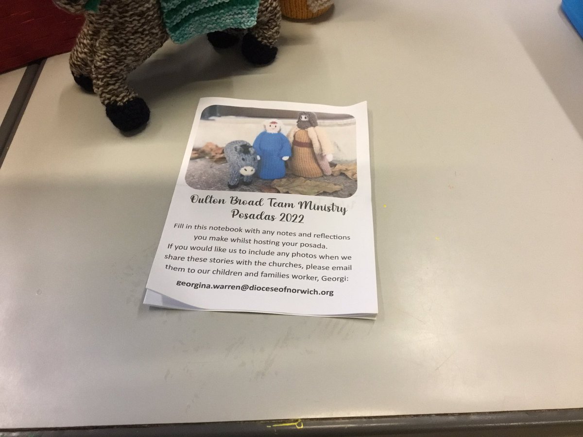 We were delighted to welcome Reverend Helen to our collective worship today. She talked to us all about the meaning of Advent as a time of preparing and waiting. Reverend Helen brought a posada with her from the Oulton Broad Team Ministry.