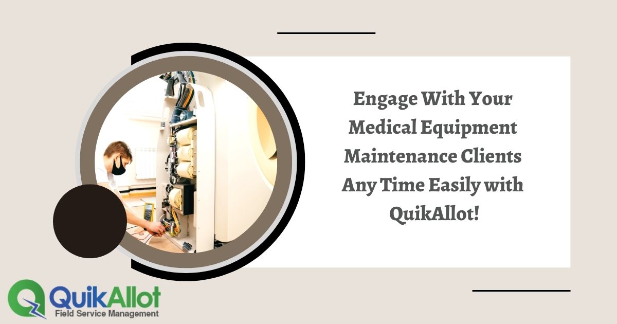 quikonesolution's tweet image. Looking for #FieldServiceSchedulingSoftware that helps #medicalequipmentmaintenance technicians connect and engage with clients easily?
#QuikAllot makes it simple, watch its amazing action today! bit.ly/3K1ipIq
#FieldWorkforceSoftware #WorkOrderSoftware #USA
