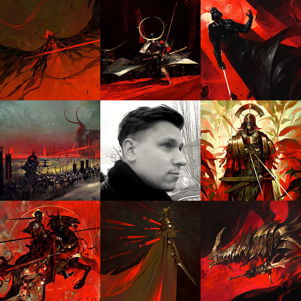 I did a lot of red art this year :)
#artvsartist2022 