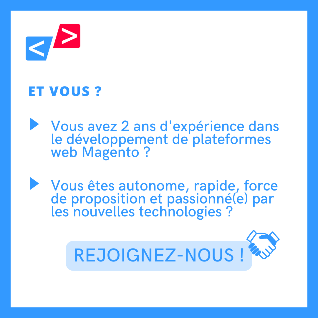 DiapasonInfo's tweet photo. [#Recrutement] Diapason cherche de nouveaux talents 🔍

Vous êtes passionné(e) de nouvelles technologies, et justifiez d'une 1ère expérience dans le développement de plateformes web #Magento ? 👨‍💻
Rejoignez-nous 😉
➡️ https://t.co/nNyGjJd8Qu

#job #iciçarecrute #développementweb https://t.co/9RqtphE9zr