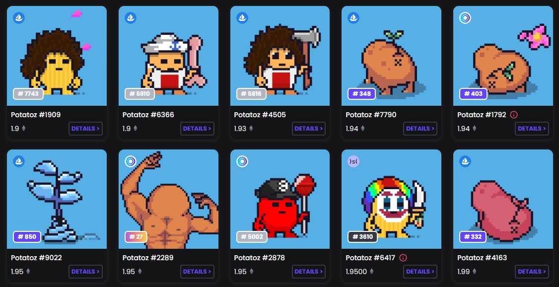 potatoz will be crypto punks of 2023...

just watch 😎 dyor #NFT