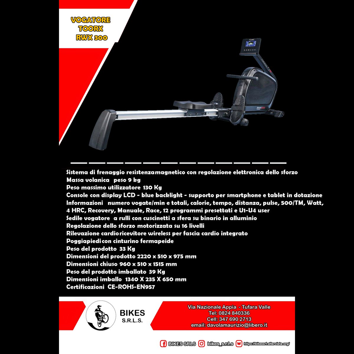 BIKESSRLS's tweet photo. VOGATORE TOORX RWX-300
-
-
-
#tapisroulant #cyclette #vogatore #palestra #homgym #gym #toorx #jkfitness #everfit #blogger #speedbike #SEO #Japan #twitter #momento #delgiorno #gymlife  #news #novità #offerta #offerte #foto #art #gymnast  #uominiedonne #Amadeus #Festival #foryou https://t.co/Ernp0WODBc