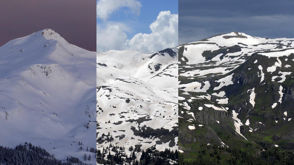 ClimateCu's tweet image. Impacts of #climatechange &amp;amp; Colorado &amp;amp; The San Juan Mtn. Range. Rising temperatures in the past 3 decades have led to a significant change in the snowpack, snowfall, and precipitation. What can Colorado institutions do to make a change, #Colorado #ColoradoClimate #GlobalWarming