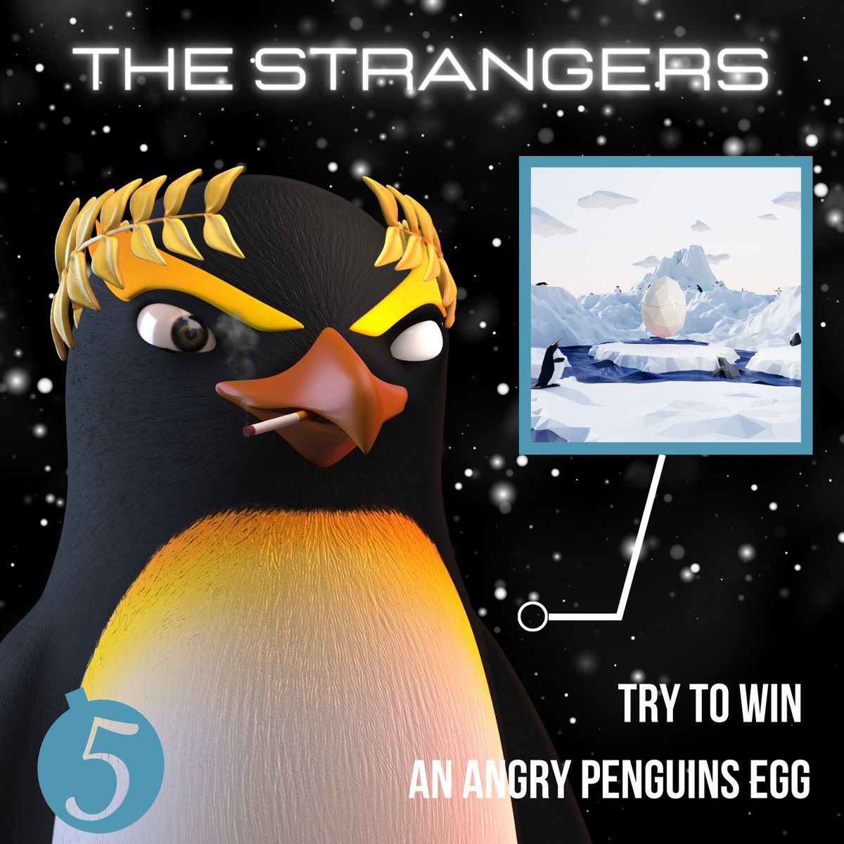 StrangersNFTs's tweet photo. THE STRANGERS - ADVENT CALENDAR 🎄

5th day of our advent calendar 👀

In collaboration with @AngryPenguins_ 🐧
We are offering you a chance to win an egg 🥚

To enter : 
▪️ RT &amp; ♥️
▪️ Follow @StrangersNFTs &amp; @AngryPenguins_ 
 
Winner will be announce in 48 hours. https://t.co/lJKcWxn30B