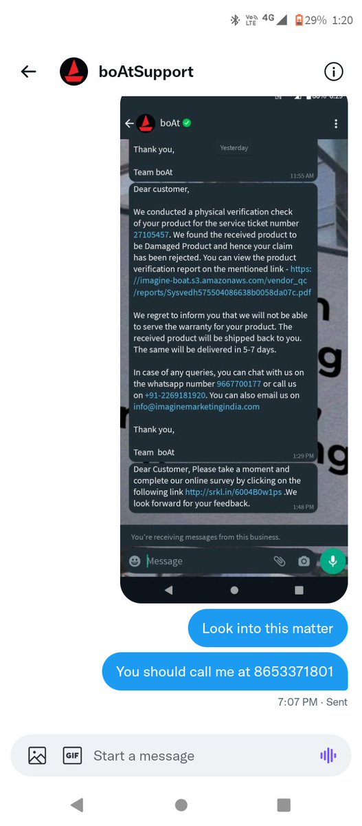 Sanjayr42624909's tweet photo. @RockWithboAt is reply me my tweets and say to contact me in DM.but they give no reply.i am asking him many times who can responsible in my Rockerz 245v2 physical damages @RockWithboAt or @BlueDart_.because courier boy inspect this product before pickup. https://t.co/PlwLNrsCM5
