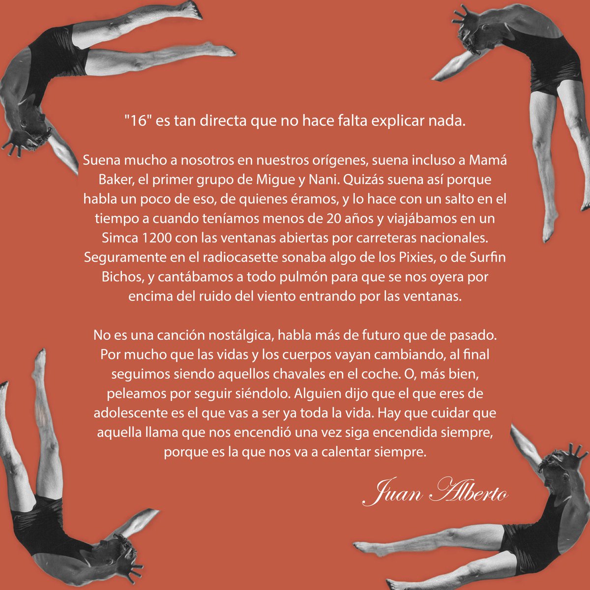 n_mutantes's tweet photo. ¿Habéis escuchado ya 16? Juan Alberto os habla un poquito de ella. Es muy especial. 
#CuchillosYDiamantesNM #16NM 

https://t.co/y9ptlmjIJ6 https://t.co/6lSAsZ7Wpy