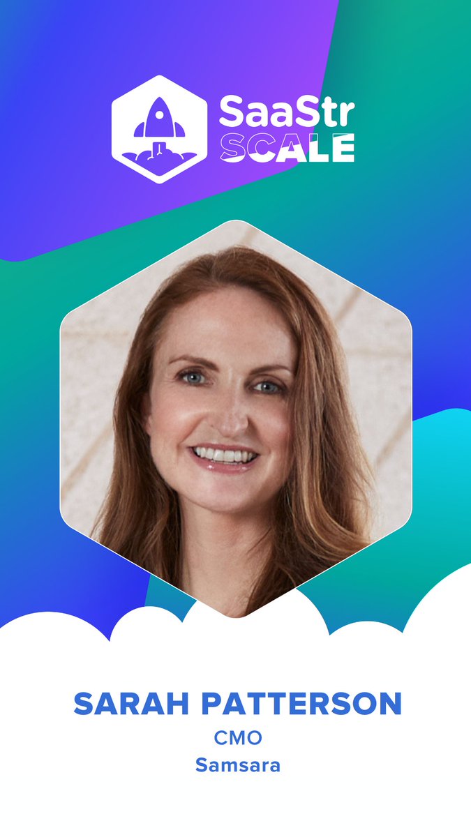 I'm excited to be opening @SaaStr Scale with a talk this year! From my experience at @Salesforce and now <a href="/Samsara/">Samsara</a>, I'm rounding up the key marketing lessons I've learned on scaling pipelines from millions to billions. Tune in this Wednesday at 8 am PST.