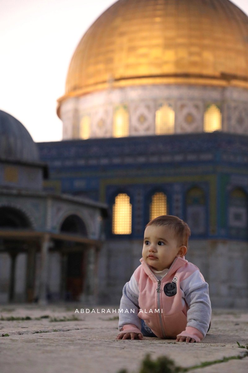 abdalrahman302's tweet photo. الطفلة حُور من مدينة غزة كانَ مرضها ومجيئها للعلاج في القدس فُرصة لها بأن تخطوا أول خطواتها داخل المسجد الأقصى المبارك .. دعواتكم لها بالشفاء العاجل ❤️ https://t.co/nGMFHhA5sA